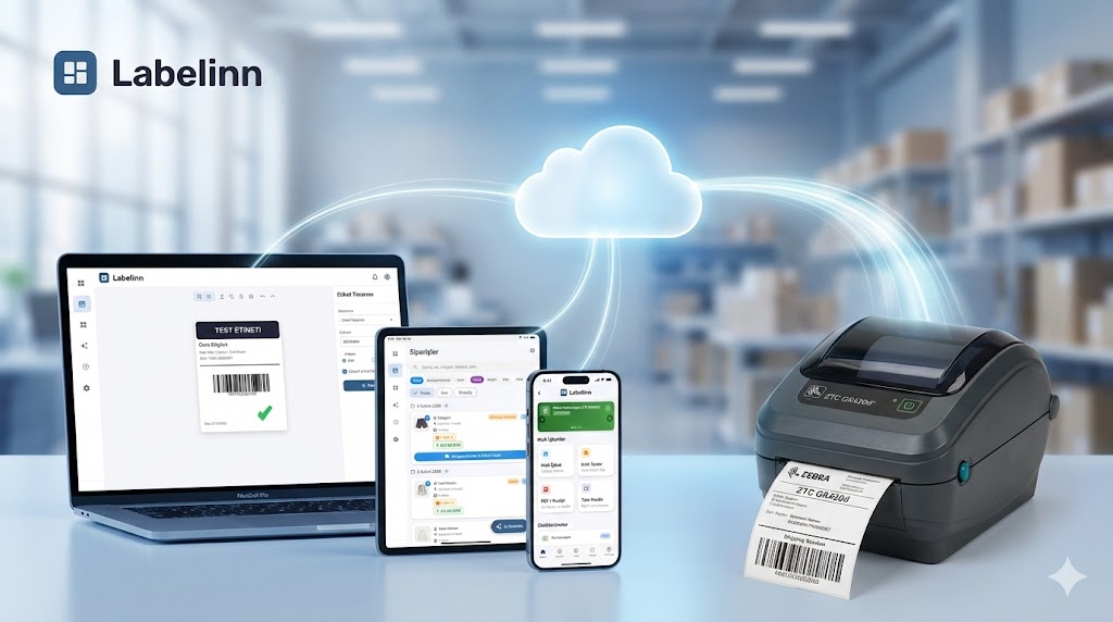 LabelInn printing labels from Excel data on a thermal printer
